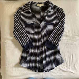 3/4 length sleeve button down